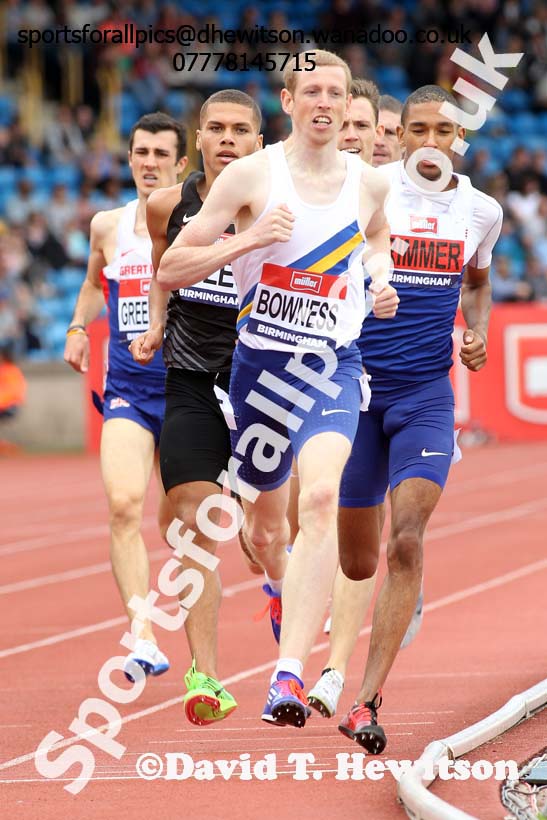 Mens 800 metres, British Championships, Birmingham. Photo: David T. Hewitson/Sports for All Pics